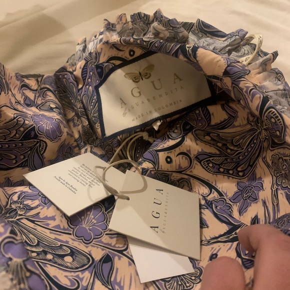 NWT agua bendita Rosa strapless dress - Picture 5 of 5